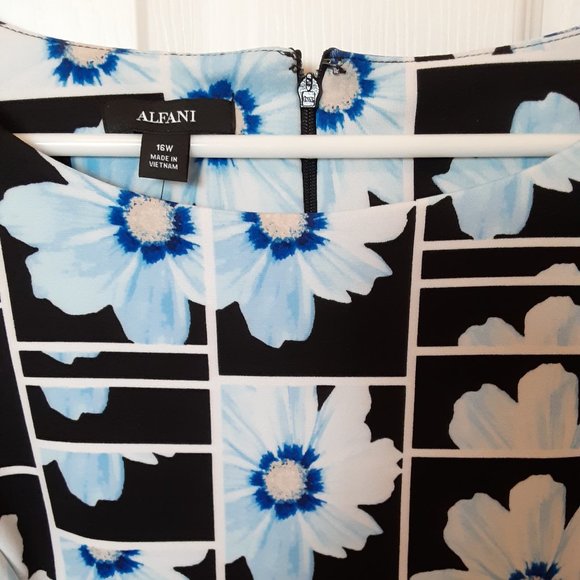 NWT Alfani 16W Short Sleeve Sheath Dress - Picture 3 of 7